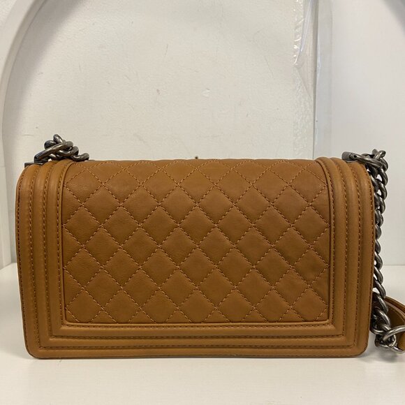 C011-Final Price- Chanel Paris-Dallas Boy Flap Bag Quilted Calfskin - Picture 2 of 10